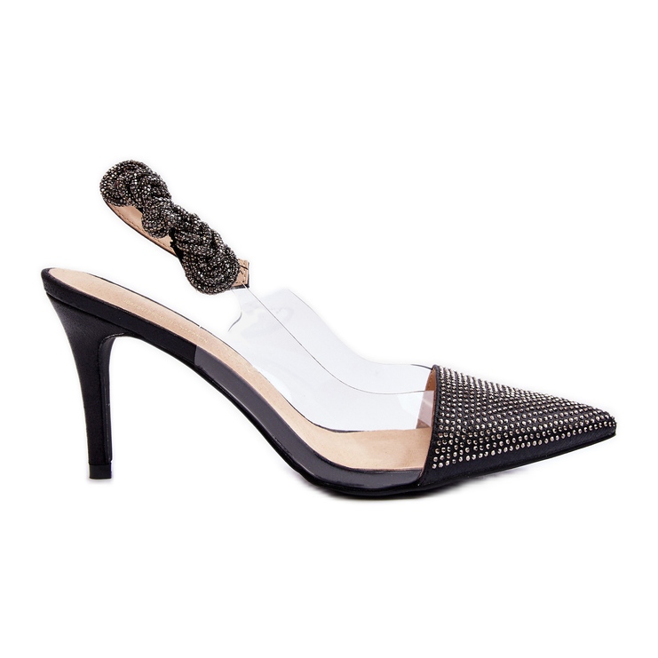 D&amp;A MR1966-11 Decorated High Heels, Black