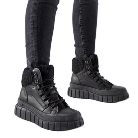 Black insulated Adamsville sneakers Black insulated Adamsville sneakers