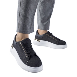 Black Scuderlando platform sneakers Black Scuderlando platform sneakers