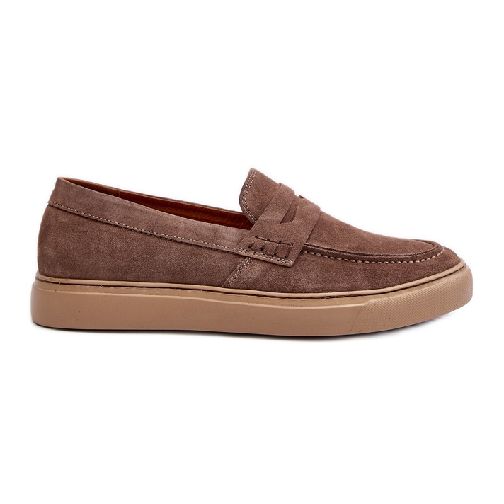 Beige color loafers best sale