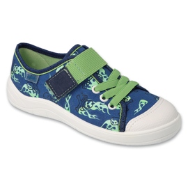Befado children's slippers 351Y029 blue-green