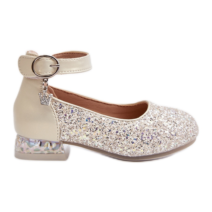 Children's glitter ballerinas Gold Pardride golden Children's glitter ballerinas Gold Pardride golden
