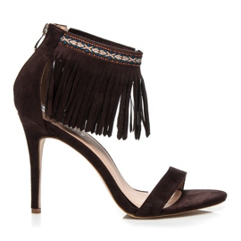 Wilady Brown boho sandals