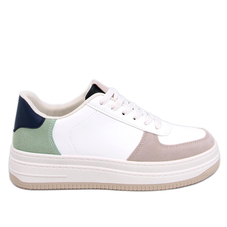 Everss Khaki women's sneakers beige