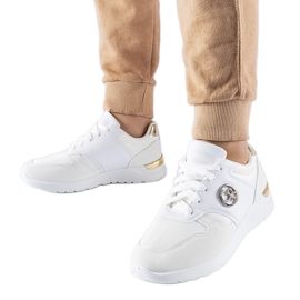 White Almenno sports sneakers