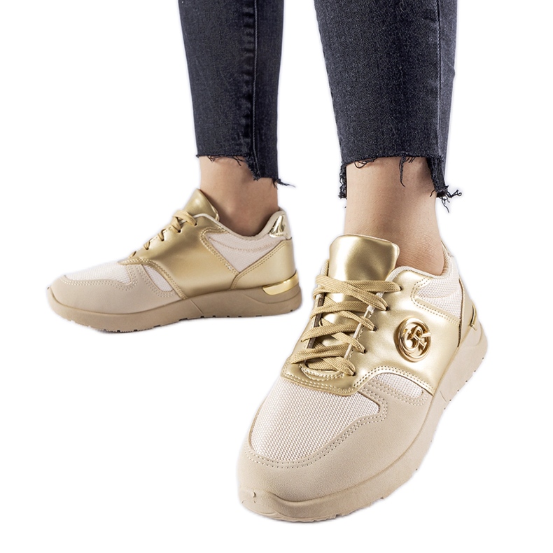 Beige Almenno sports sneakers