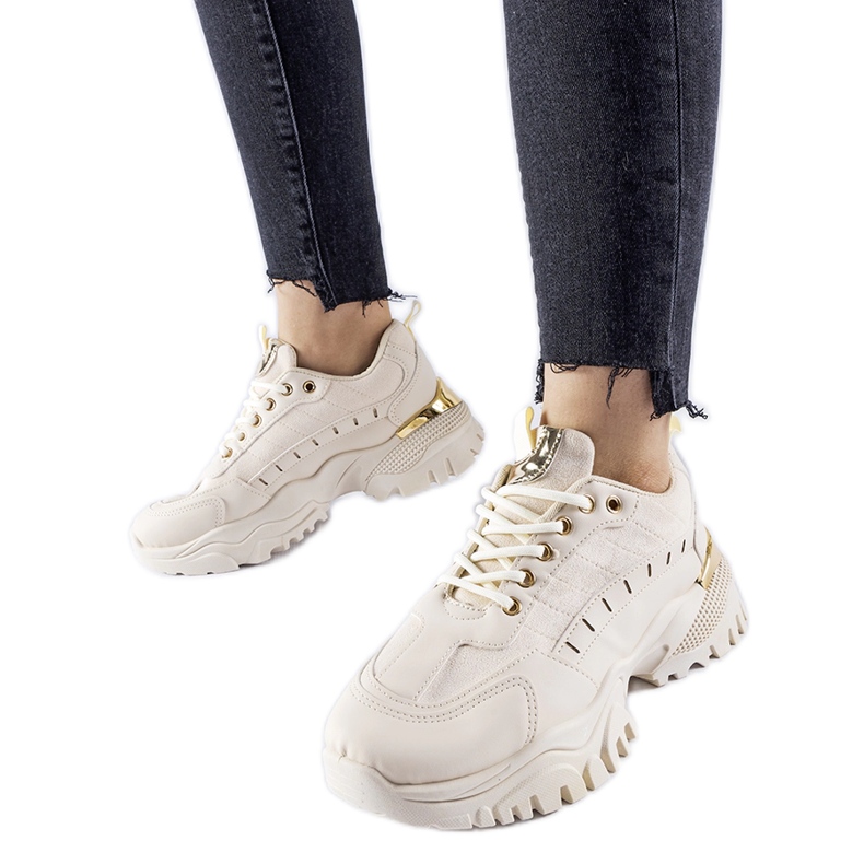 Beige Laudes sports sneakers