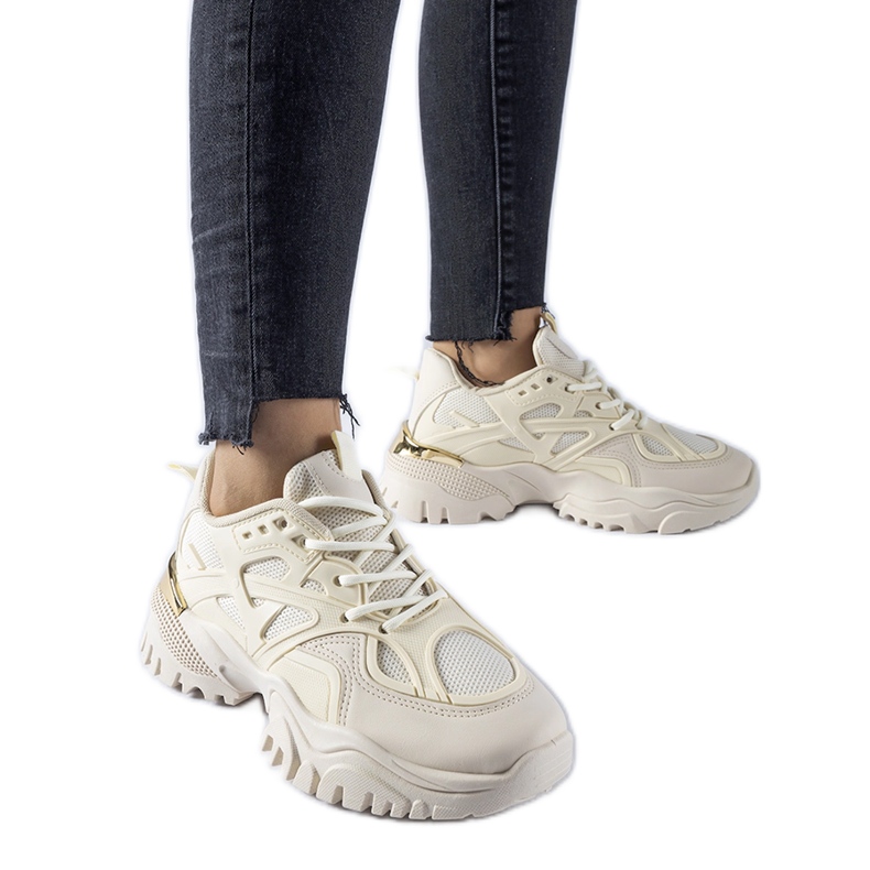 Beige sports sneakers from Cislago
