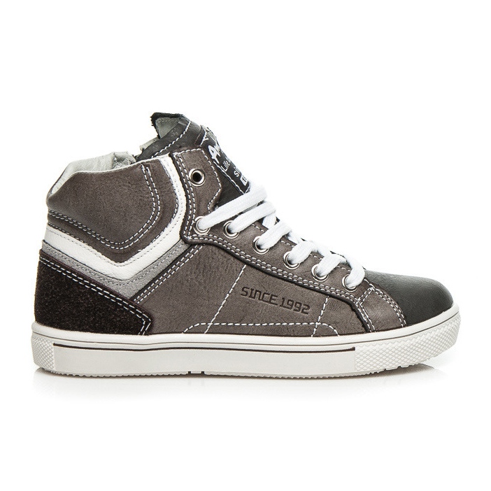 American Club Solid Sneakers For A Boy grey
