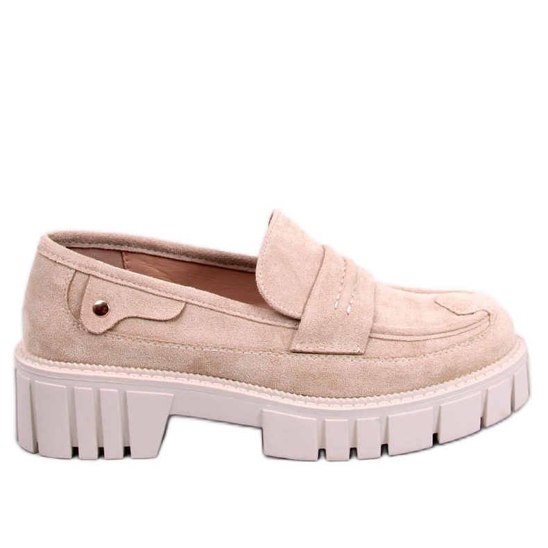 Platform loafers from Chandra Beige