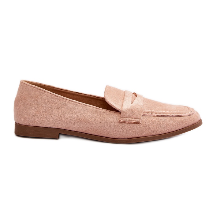 Women s Classic Moccasins Pink Olevin