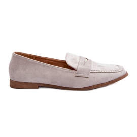 Women's Classic Moccasins Gray Olevin grey