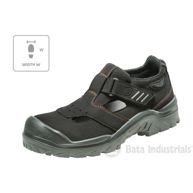 Bata Industrials Act 151 U MLI-B09B1 black sandals Bata Industrials Act 151 U MLI-B09B1 black sandals