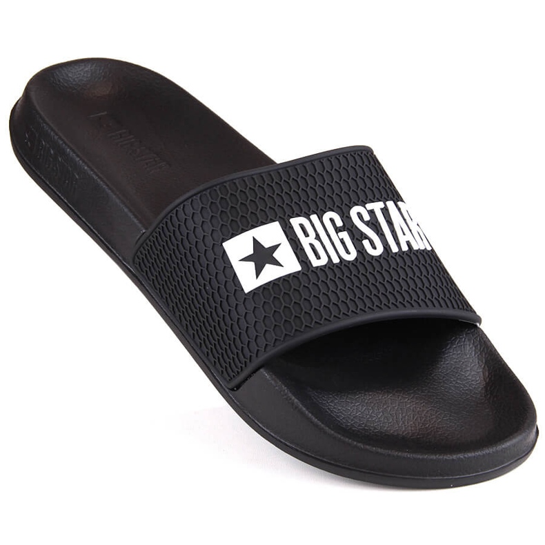 Black men's sports flip-flops Big Star JJ174505
