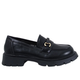 Emina Black platform loafers