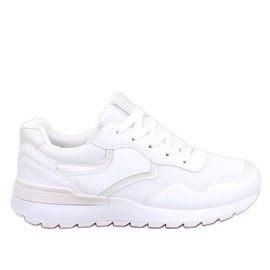 Women's iridescent Navar White sneakers