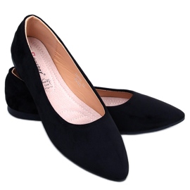 Ballerinas with leather Keys Black insert Ballerinas with leather Keys Black insert