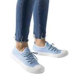 Blue women's sneakers by Medina