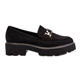 Women's Moccasins With Decoration Black Omavia