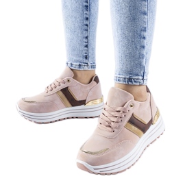 Pink Provinciale platform sneakers