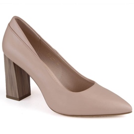 Sergio Leone W PB217 SK404B stiletto pumps beige