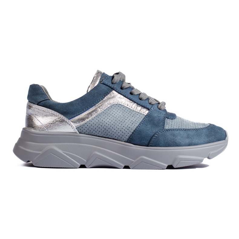 Blue women's sports shoes Daszyński