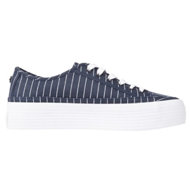 Tommy Hilfiger Essential Stripe Sneaker W FW0FW06530 shoes blue Tommy Hilfiger Essential Stripe Sneaker W FW0FW06530 shoes blue