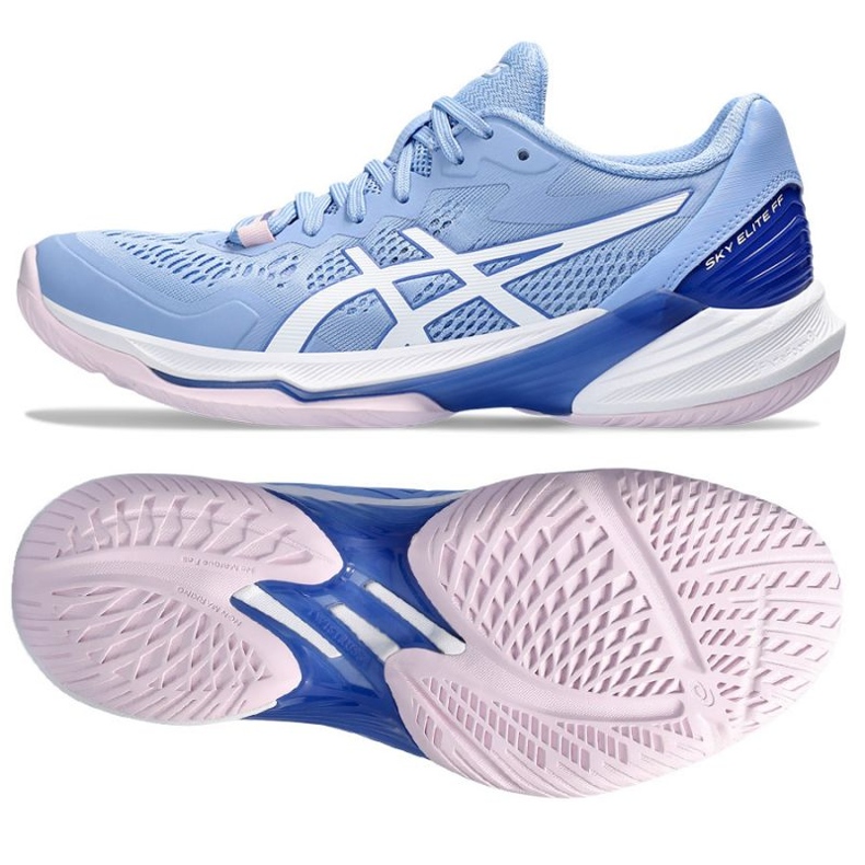 Asics Sky Elite Ff 2 W volleyball shoes 1052A053-403 blue Asics Sky Elite Ff 2 W volleyball shoes 1052A053-403 blue