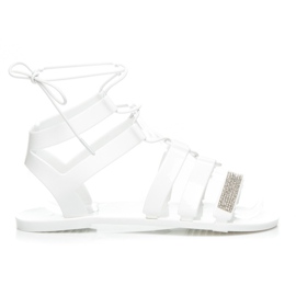 L. Day Rubber Romans white