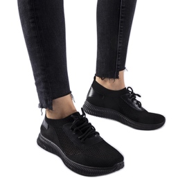 Black openwork Pierantonio sneakers Black openwork Pierantonio sneakers