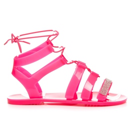 L. Day Rubber Romans pink