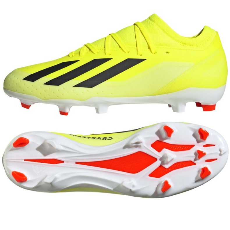 Adidas X Crazyfast League Fg M IG0605 shoes yellow Adidas X Crazyfast League Fg M IG0605 shoes yellow