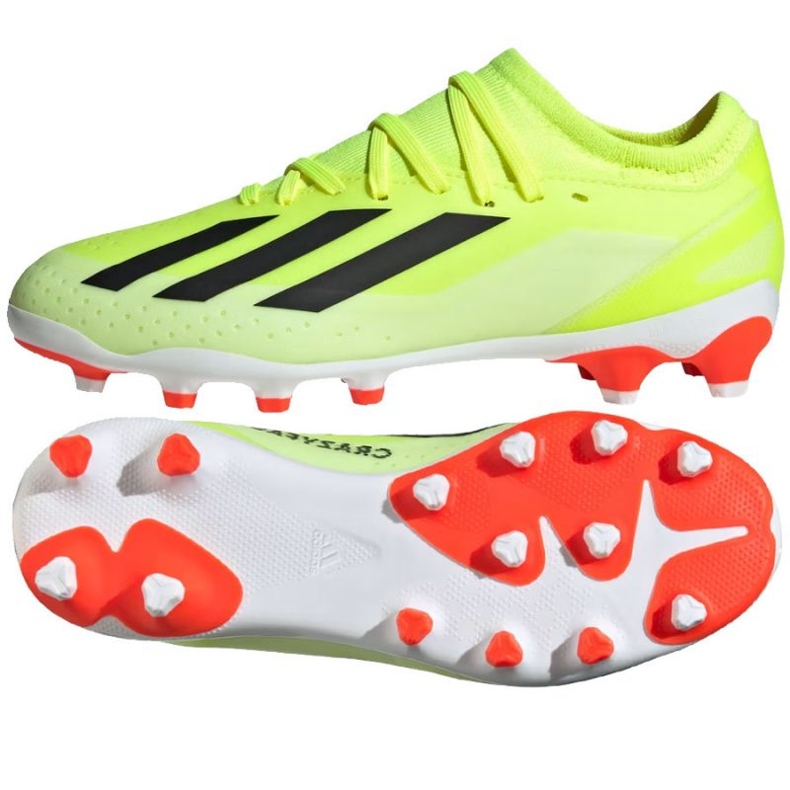 Adidas X Crazyfast League Ll Mg Jr IF0683 shoes yellow Adidas X Crazyfast League Ll Mg Jr IF0683 shoes yellow