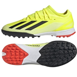 Adidas X Crazyfast League Tf Jr IF0681 shoes yellow Adidas X Crazyfast League Tf Jr IF0681 shoes yellow