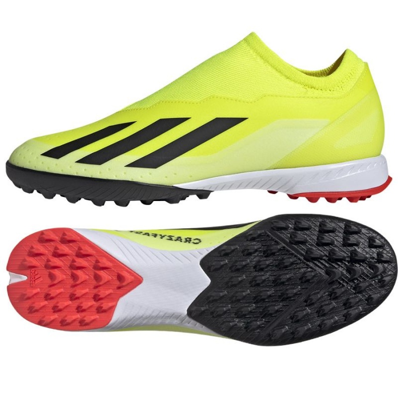 Adidas X Crazyfast League Ll Tf M IF0694 shoes yellow Adidas X Crazyfast League Ll Tf M IF0694 shoes yellow