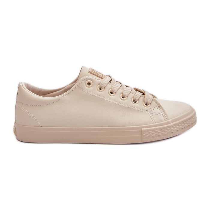 Women's Leather Tied Classic Sneakers Beige Misima Women's Leather Tied Classic Sneakers Beige Misima