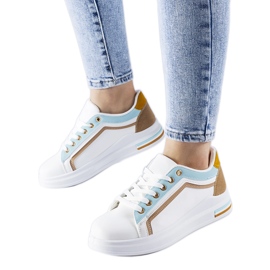 White and blue Mayfield sneakers White and blue Mayfield sneakers