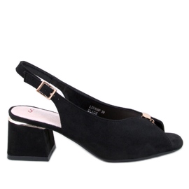 Seastar Vandell Black high-heeled sandals