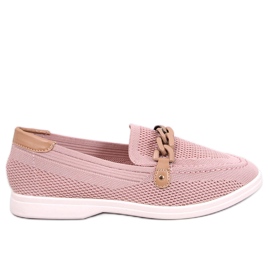 Lucena Pink openwork moccasins Lucena Pink openwork moccasins