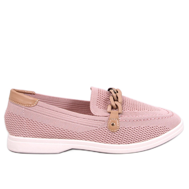 Lucena Pink openwork moccasins