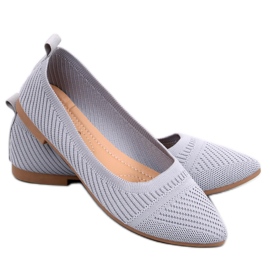 Kayla Gray woven ballet flats grey