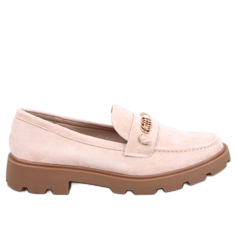 Molla Beige women's moccasins