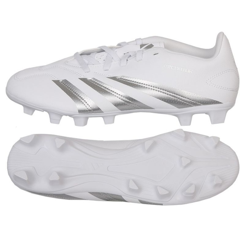 Adidas Predator Club FXG IG7758 football shoes white Adidas Predator Club FXG IG7758 football shoes white