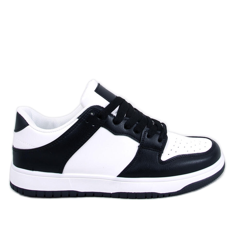 Two-tone sneakers Ballou Black white