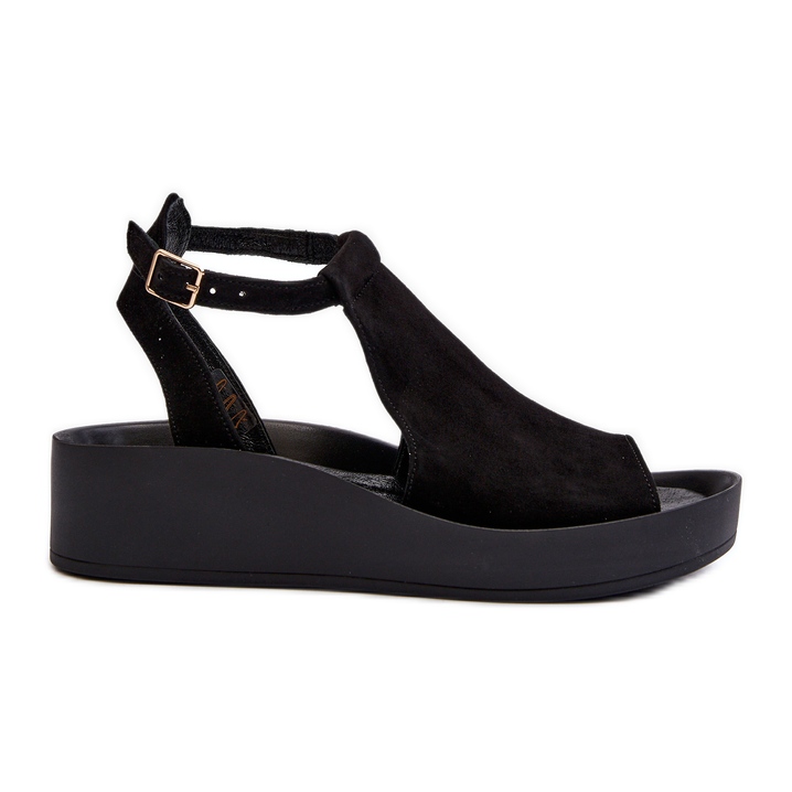 Zazoo 2914 Women's Sandals Suede Black