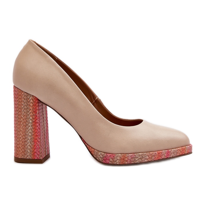 Laura Messi 2746 Light Beige High Heel Pumps Laura Messi 2746 Light Beige High Heel Pumps