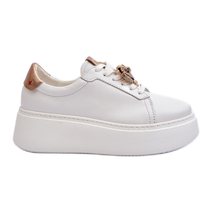 Women's Leather Sneakers CheBello 4411 White Women's Leather Sneakers CheBello 4411 White