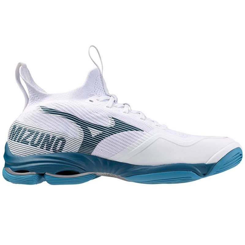Mizuno Wave Lightning Neo 2 M V1GA220221 volleyball shoes white - KeeShoes