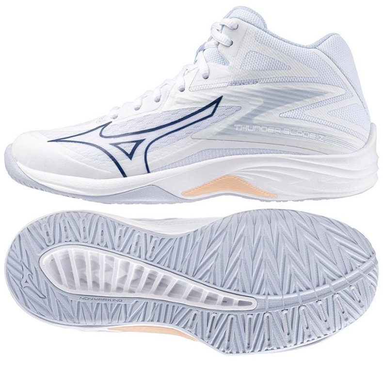 Mizuno Thunder Blade Z Mid W V1GC237500 volleyball shoes white