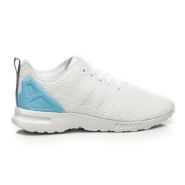 Adidas Zx Flux Adv Smooth white blue Adidas Zx Flux Adv Smooth white blue